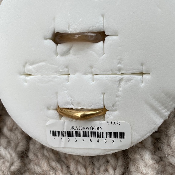 Bohme Gold and Tan Ring Duo - Picture 3 of 3